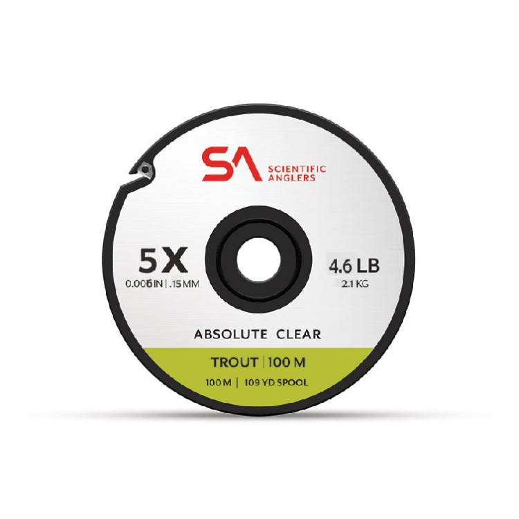 S.A. Absolute Tippet Trout 100m (5X) 5.9lb