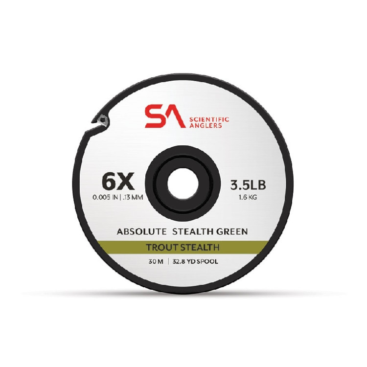 S.A. Absolute Tippet Trout Stealth 30m (6X) 3.5lb