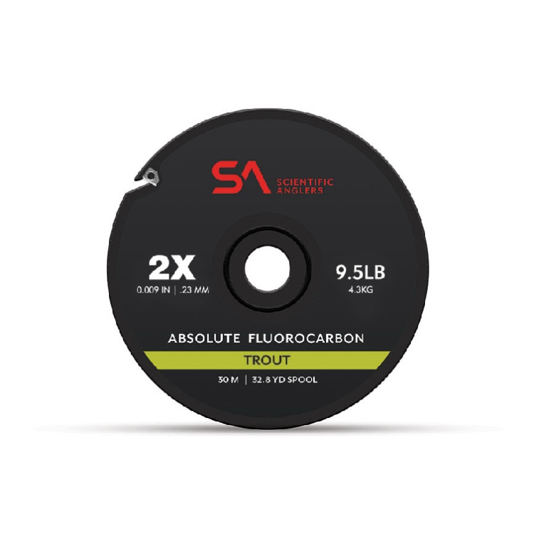 S.A. Absolute FC Tippet Trout 30m (2X) 9.5lb