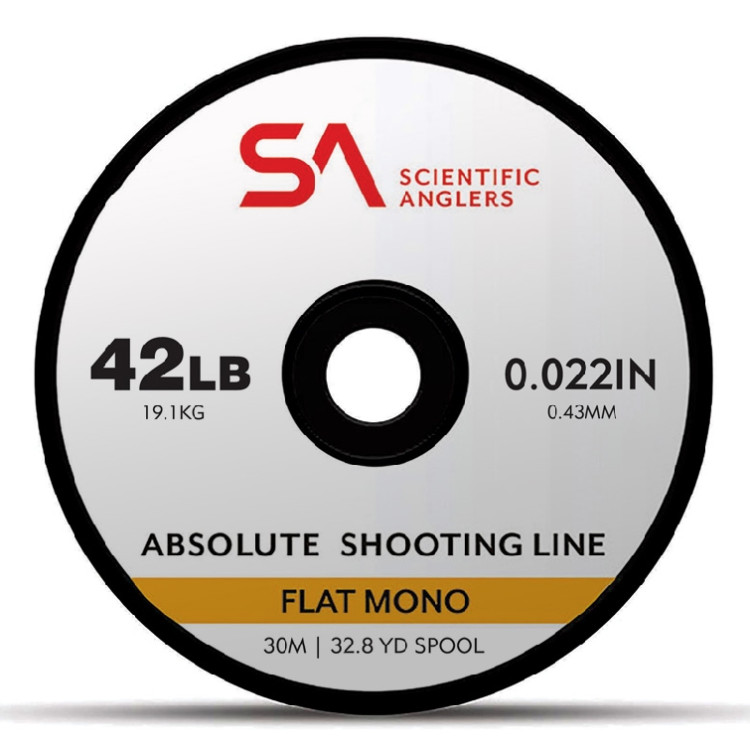 S.A. Absolute Shooting Line Flat Mono 42lb 30m