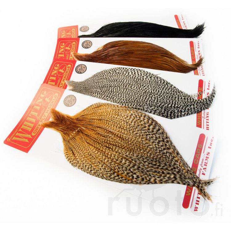 WHITING DRY FLY CAPE BROWN BRONZE GRADE