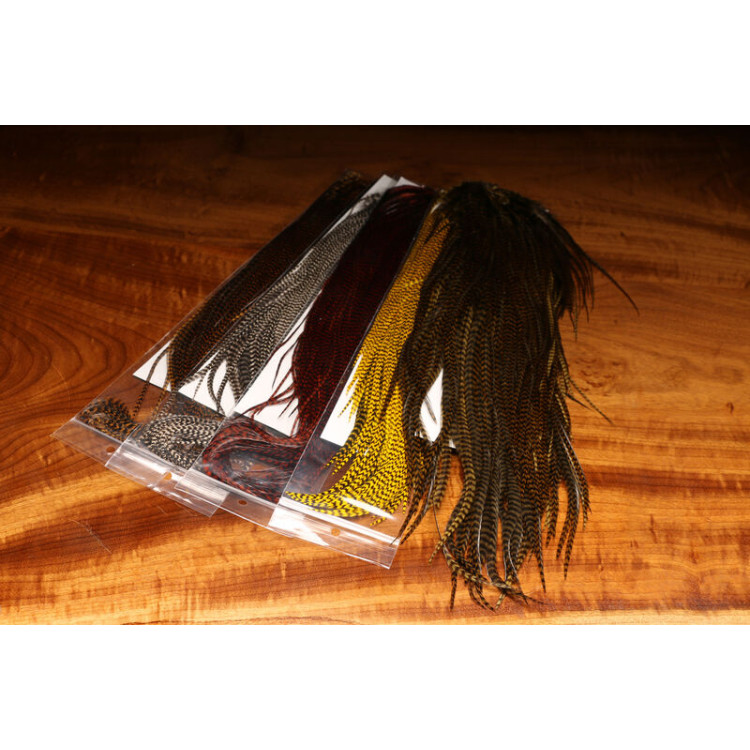 Half Dry Fly Saddle Grade Keough Grizzly Brown