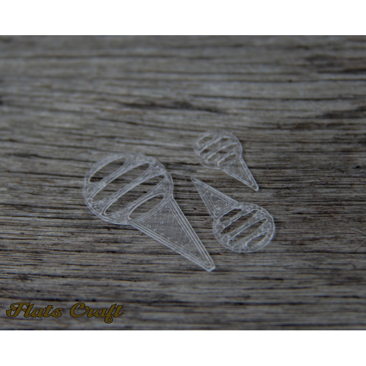 Flats Craft Nude Tabs 8mm