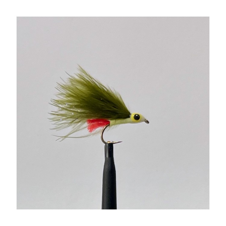 Olive Marabou Lumo