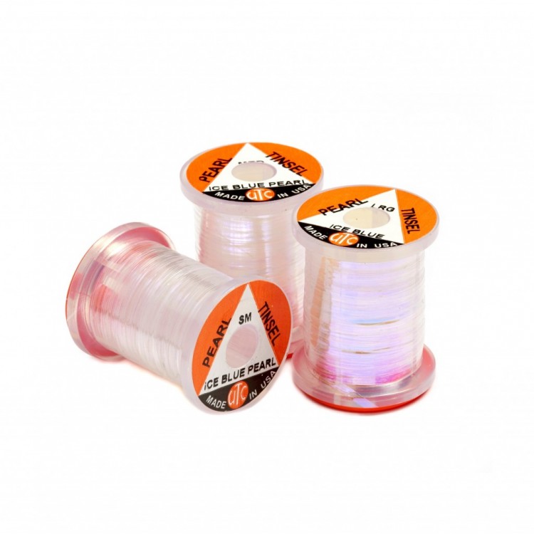 UTC Ice Blue Pearl Flat Tinsel Small