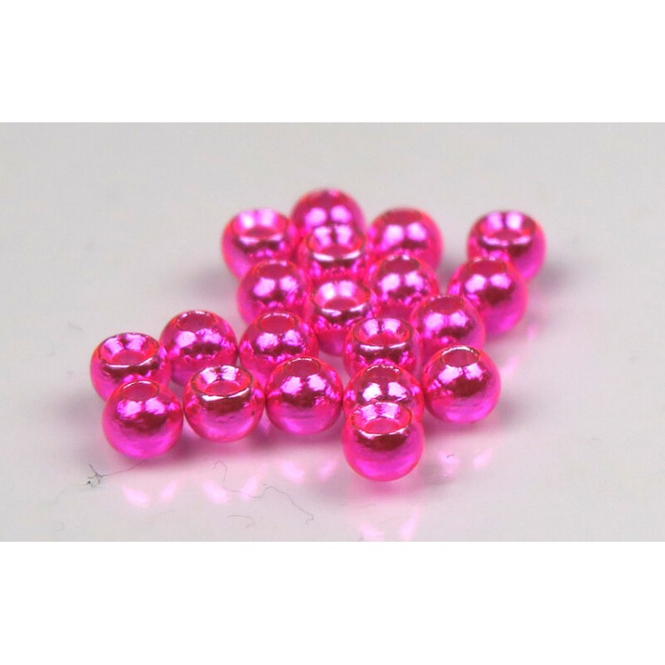 3.3mm Plummeting Tungsten Beads Metallic Pink