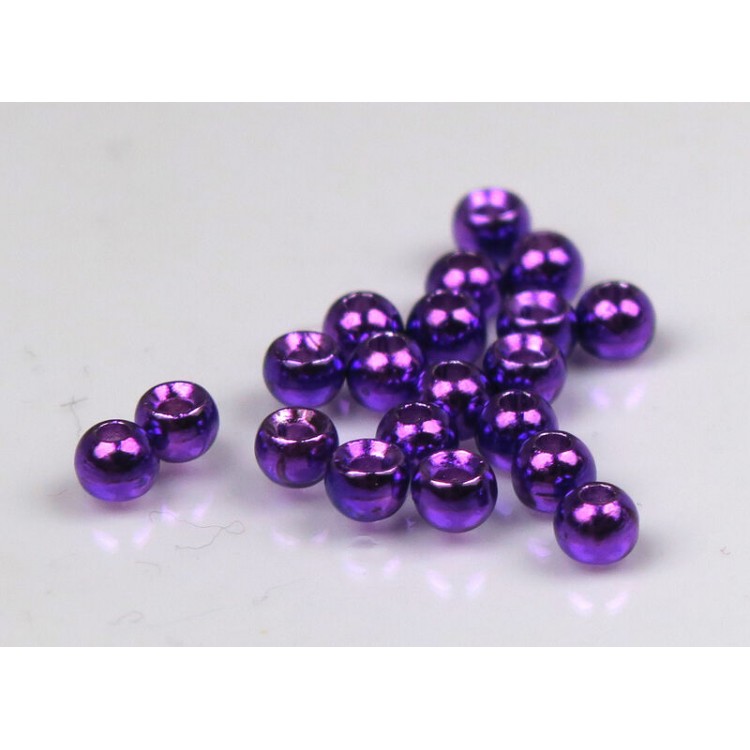 3.3mm Plummeting Tungsten Beads Metallic Purple