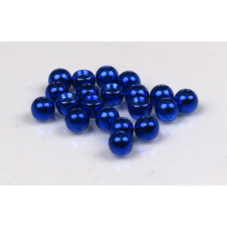 5.5mm Plummeting Tungsten Beads Metallic Blue